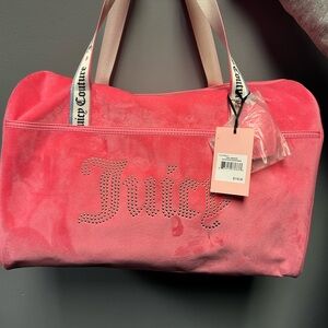 Juicy Couture Vibrant Pink Duffle Bag